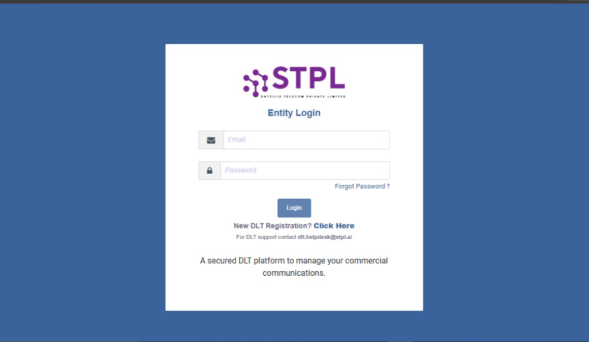 DLT Registration India TRAI